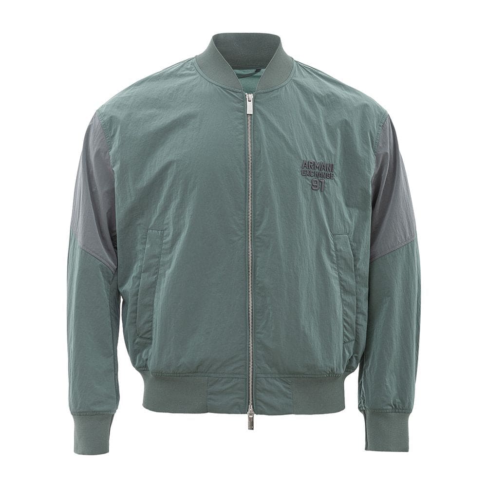 Veste exquise en polyamide vert pour homme Armani Exchange