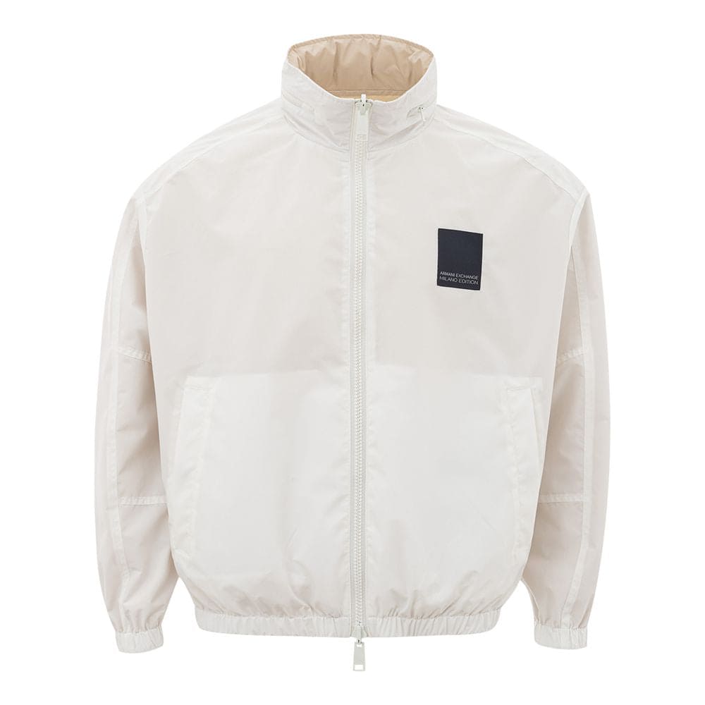 Veste Armani Exchange en polyamide beige pour l'homme moderne