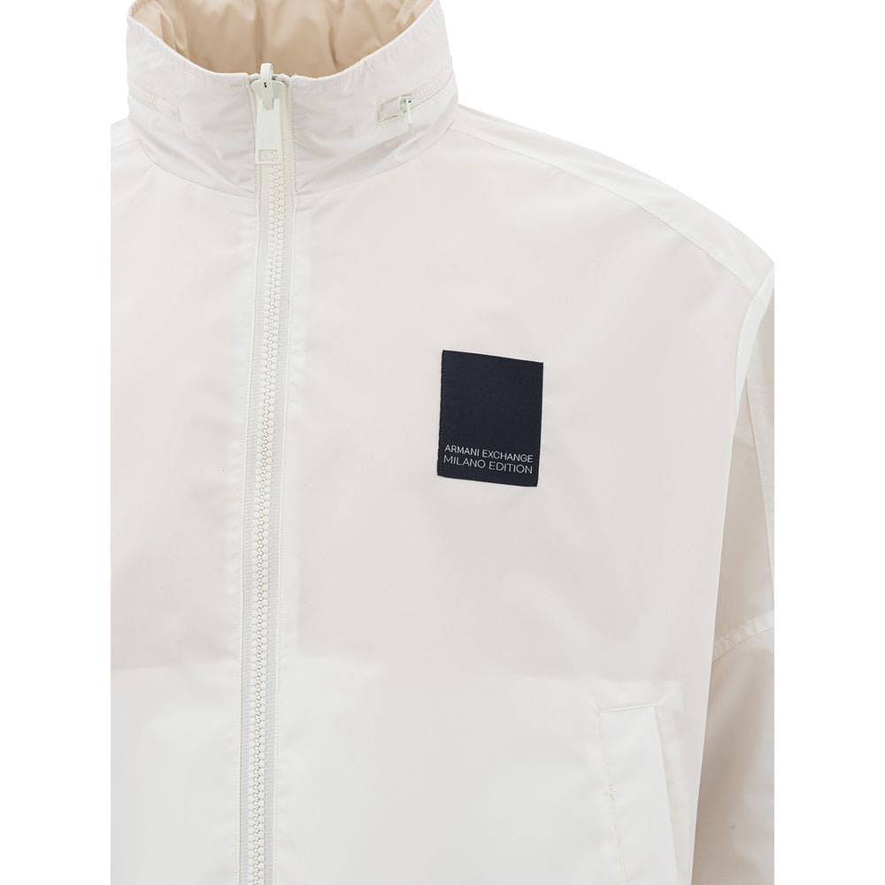 Veste Armani Exchange en polyamide beige pour l'homme moderne