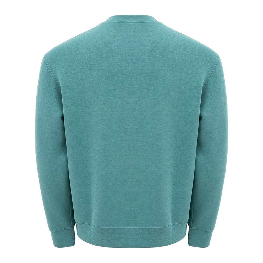 Armani Exchange Sleek Green Modal Crewneck Sweater