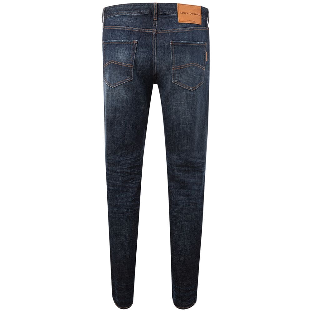 Pantalon en coton bleu chic Armani Exchange pour homme moderne