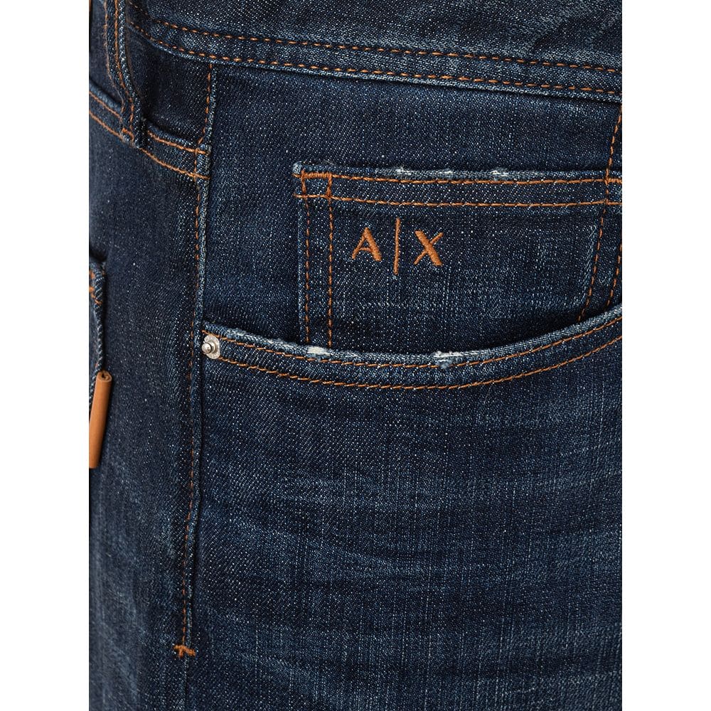 Pantalon en coton bleu chic Armani Exchange pour homme moderne