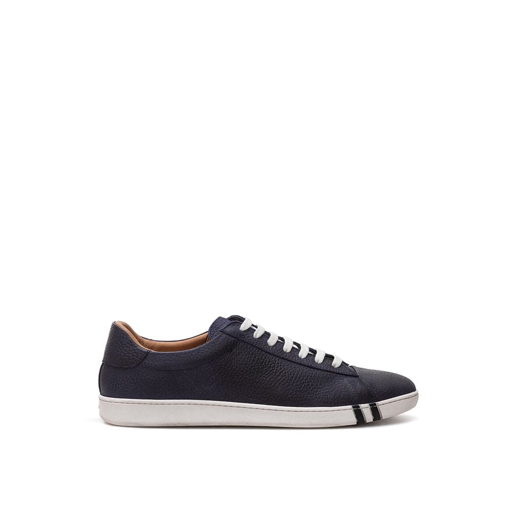 Zapatillas elegantes de cuero azul Bally para hombre