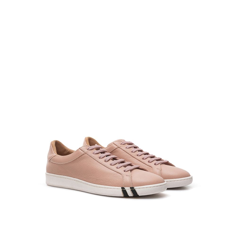 Baskets élégantes en cuir rose Bally pour femmes