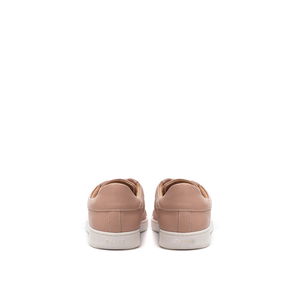 Bally Elegant Pink Leather Sneakers