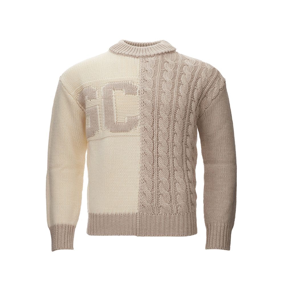 Pull en laine beige chic GCDS pour homme élégant