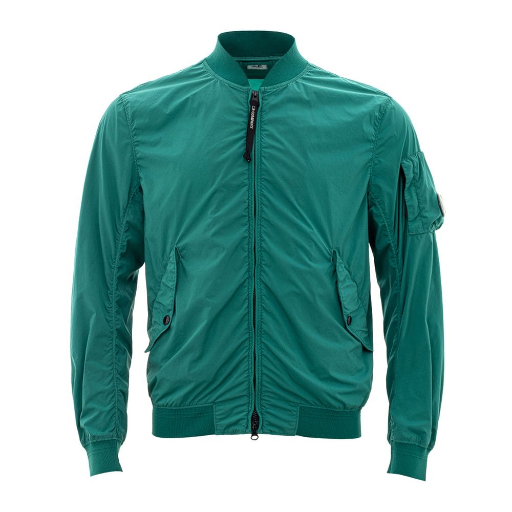 Chaqueta de poliamida verde chic para hombre de CP Company