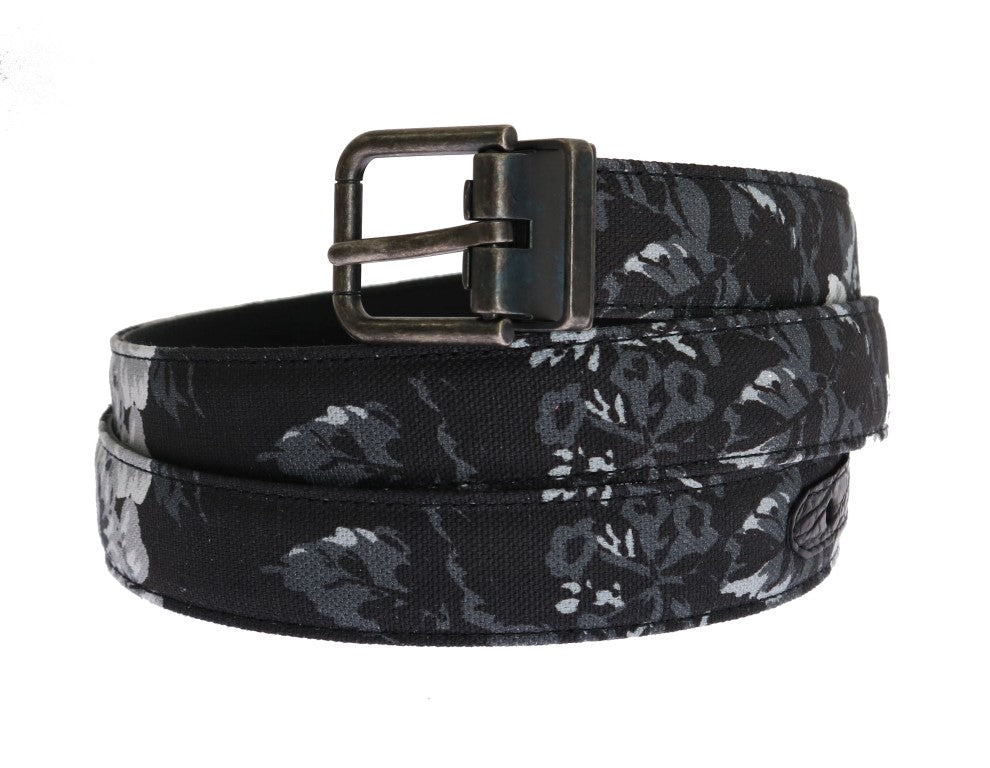 Cinturón de lujo para hombre con estampado floral elegante de Dolce &amp; Gabbana