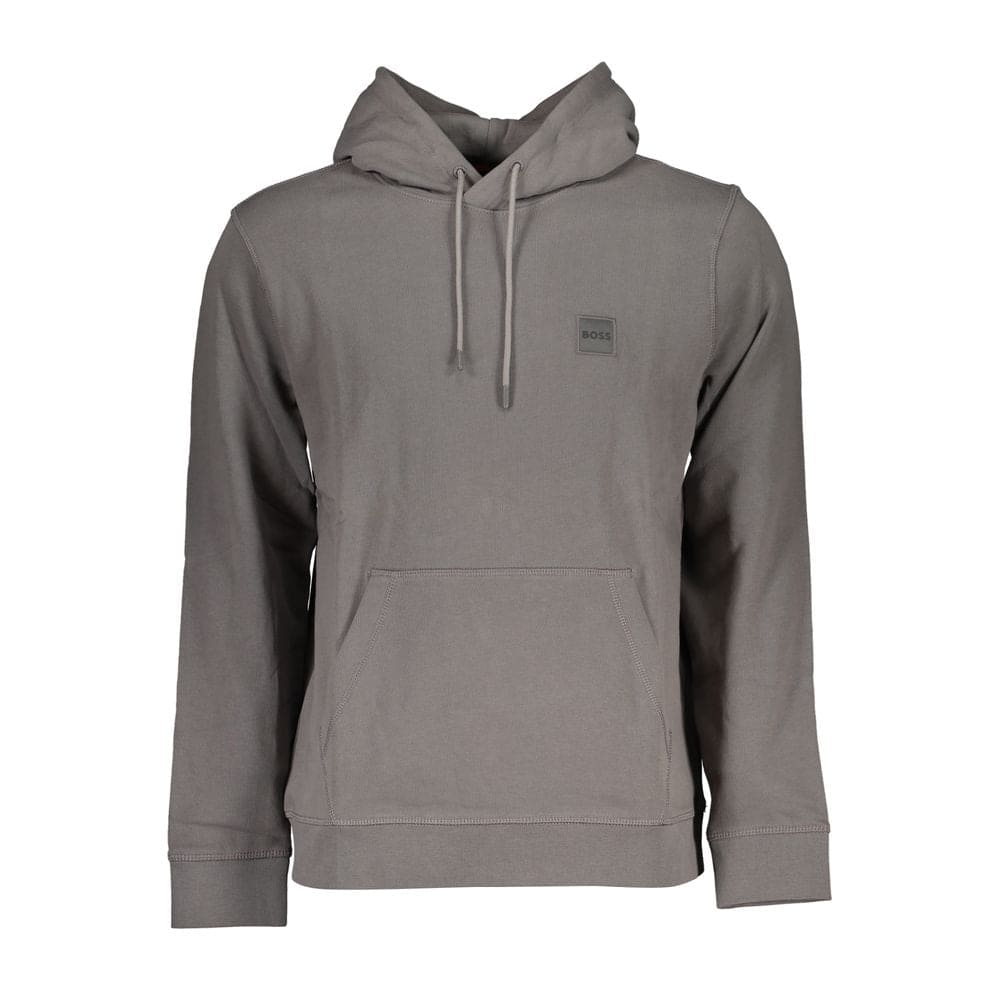 Pull en coton gris Hugo Boss