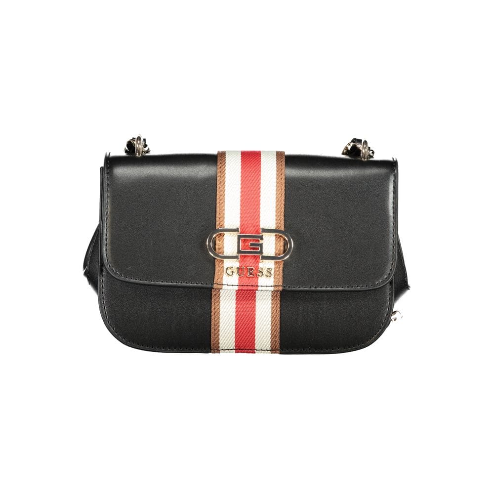 Bolso de mano de polietileno negro Guess Jeans