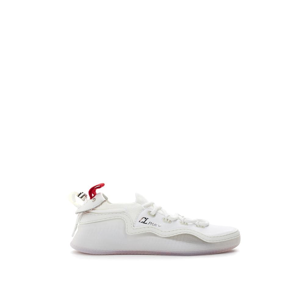 Zapatillas de piel blancas de Christian Louboutin