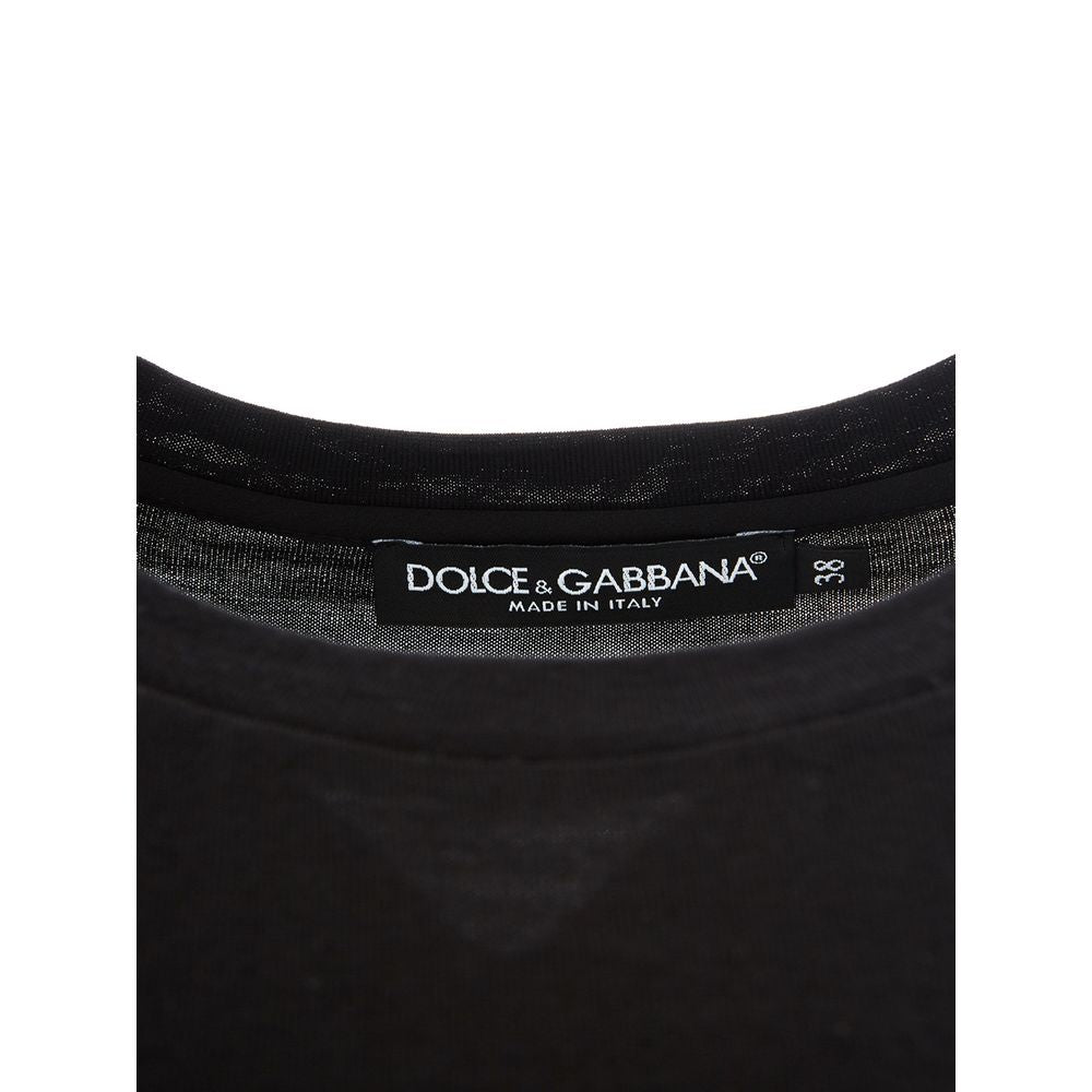 Hauts et t-shirts en coton noir Dolce &amp; Gabbana