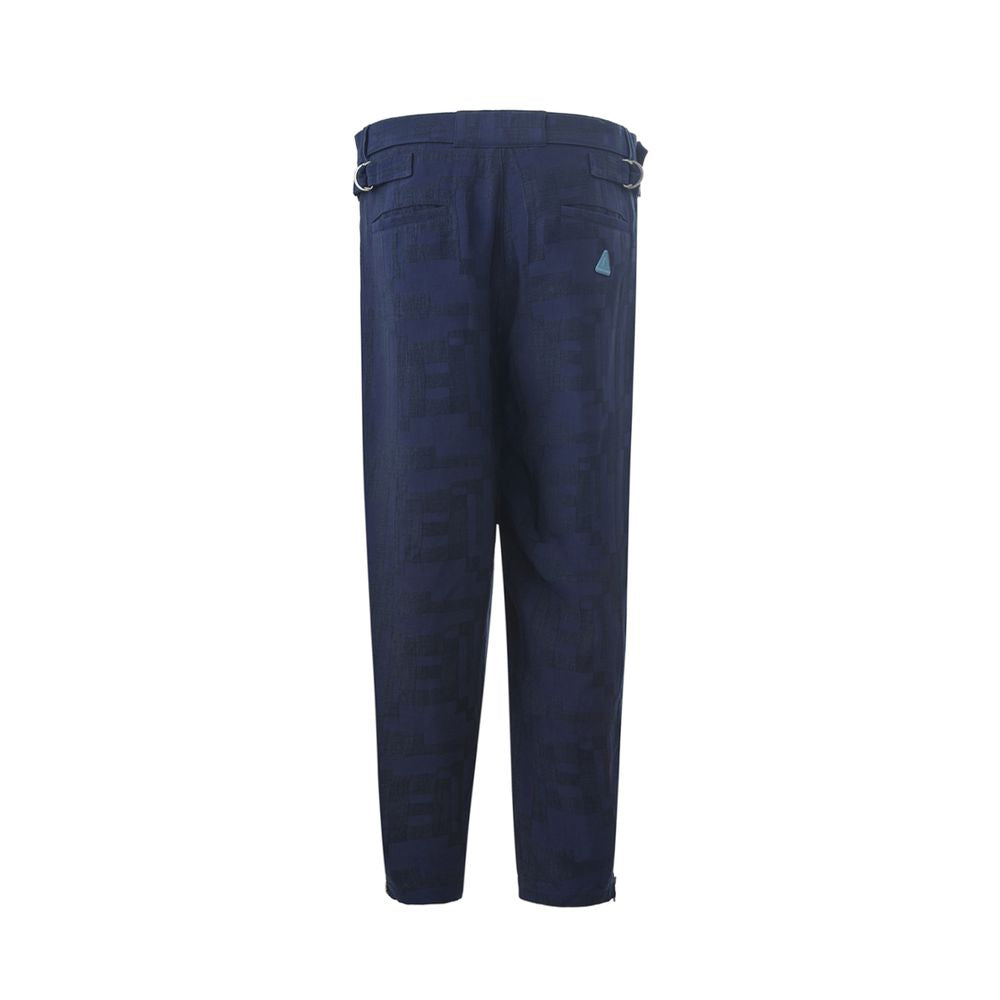 Jean et pantalon en lin bleu Emporio Armani