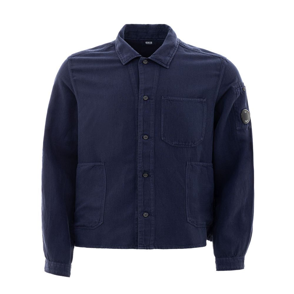 Chemise en coton bleu CP Company