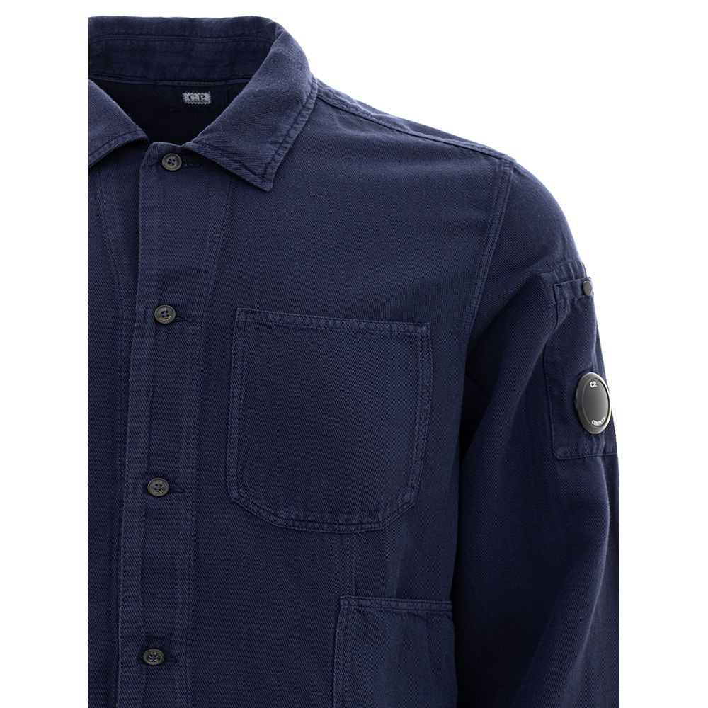 Chemise en coton bleu CP Company