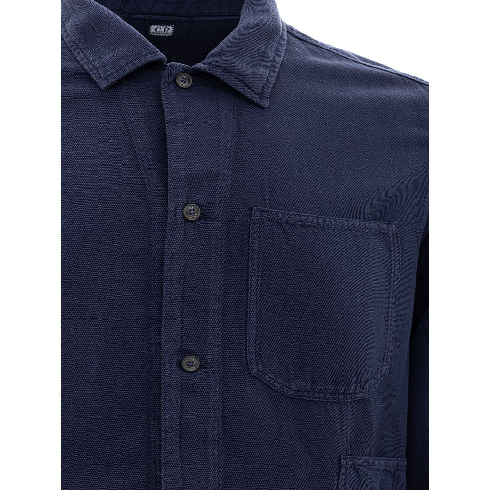 Chemise en coton bleu CP Company