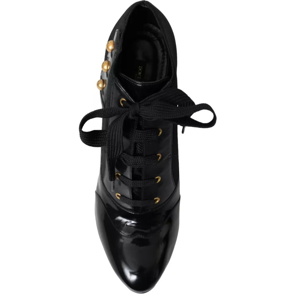 Bottines en jersey stretch noires Dolce &amp; Gabbana