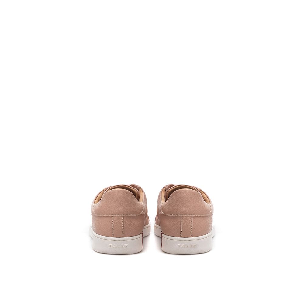 Baskets Bally en cuir rose