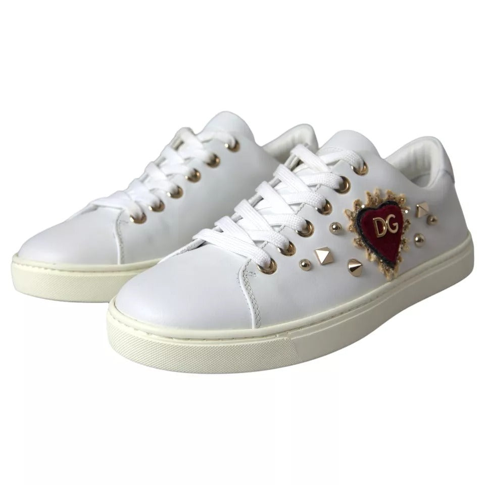 Baskets blanches Sacred Heart Portofino Dolce &amp; Gabbana pour femmes