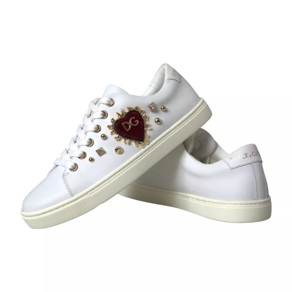 Baskets blanches Sacred Heart Portofino Dolce &amp; Gabbana pour femmes