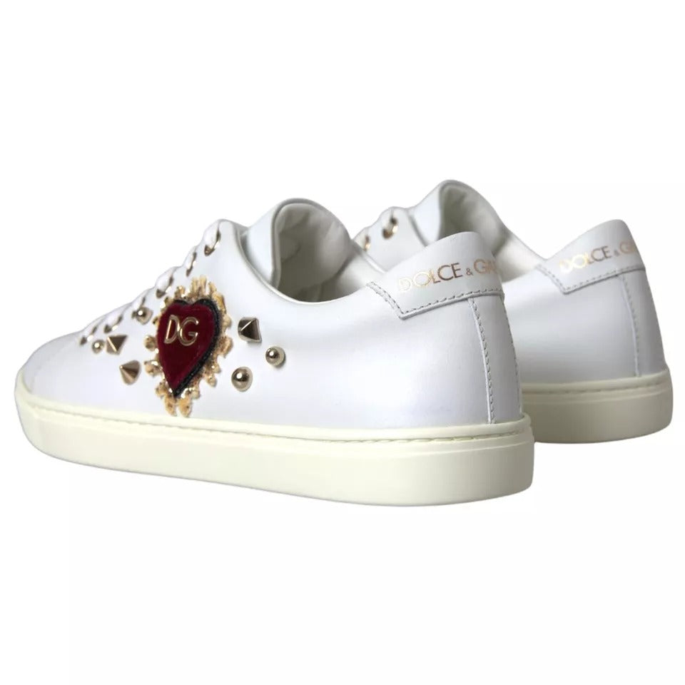 Baskets blanches Sacred Heart Portofino Dolce &amp; Gabbana pour femmes