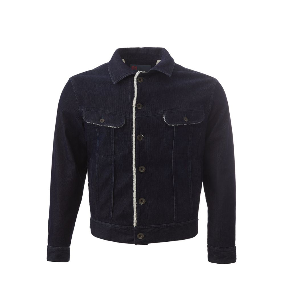 Veste en coton bleu Lardini