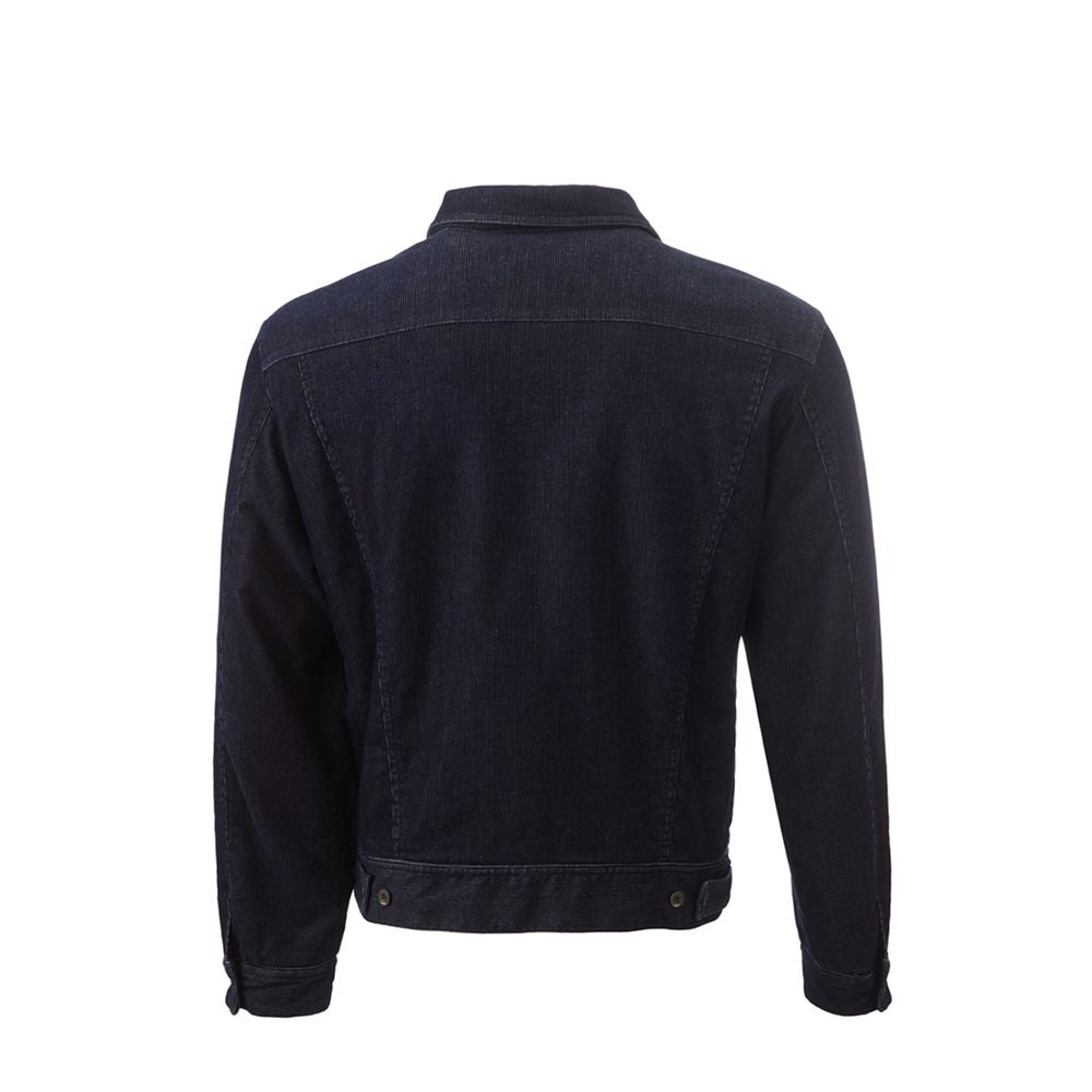 Chaqueta de algodón azul Lardini