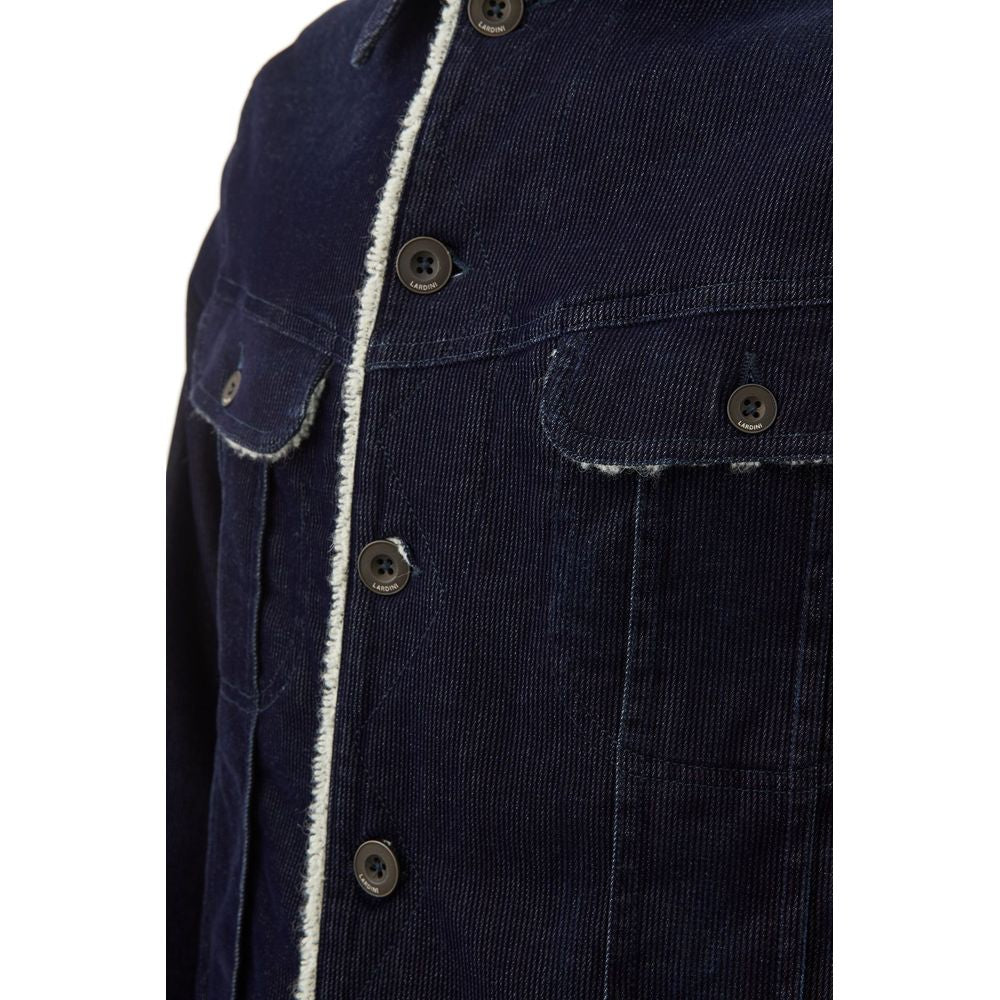 Veste en coton bleu Lardini