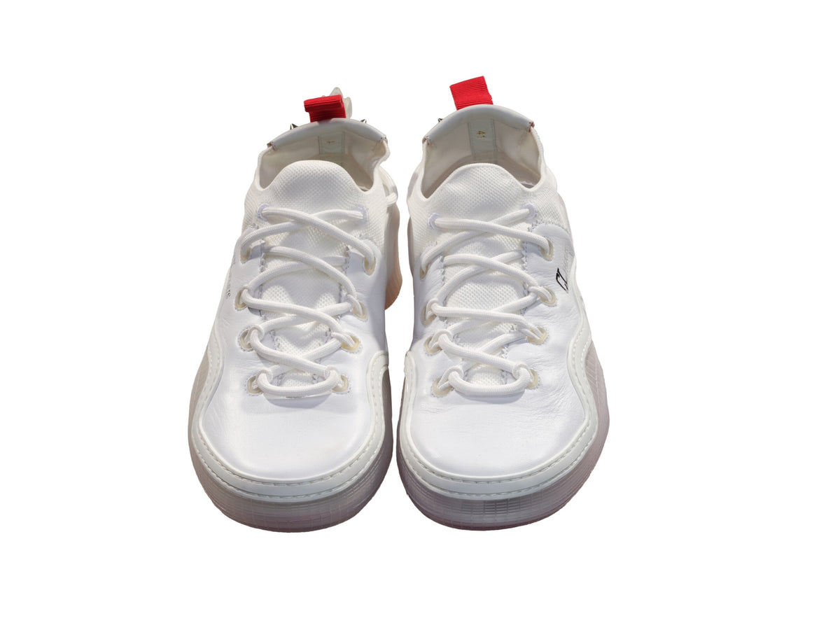 Baskets plates en daim blanc Arpoador de Christian Louboutin