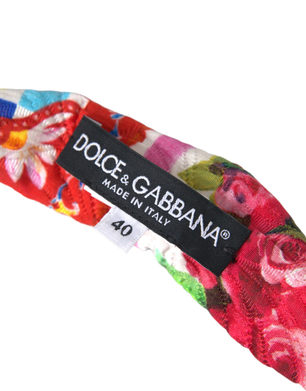 Dolce &amp; Gabbana Ceinture multicolore à imprimé Carretto