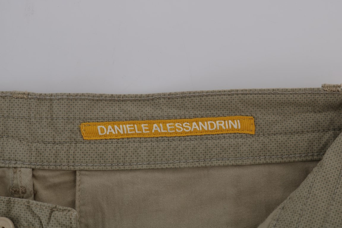 Pantalones chinos ajustados en color beige de Daniele Alessandrini para un estilo sofisticado