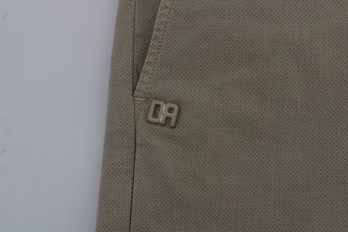 Pantalones chinos ajustados en color beige de Daniele Alessandrini para un estilo sofisticado