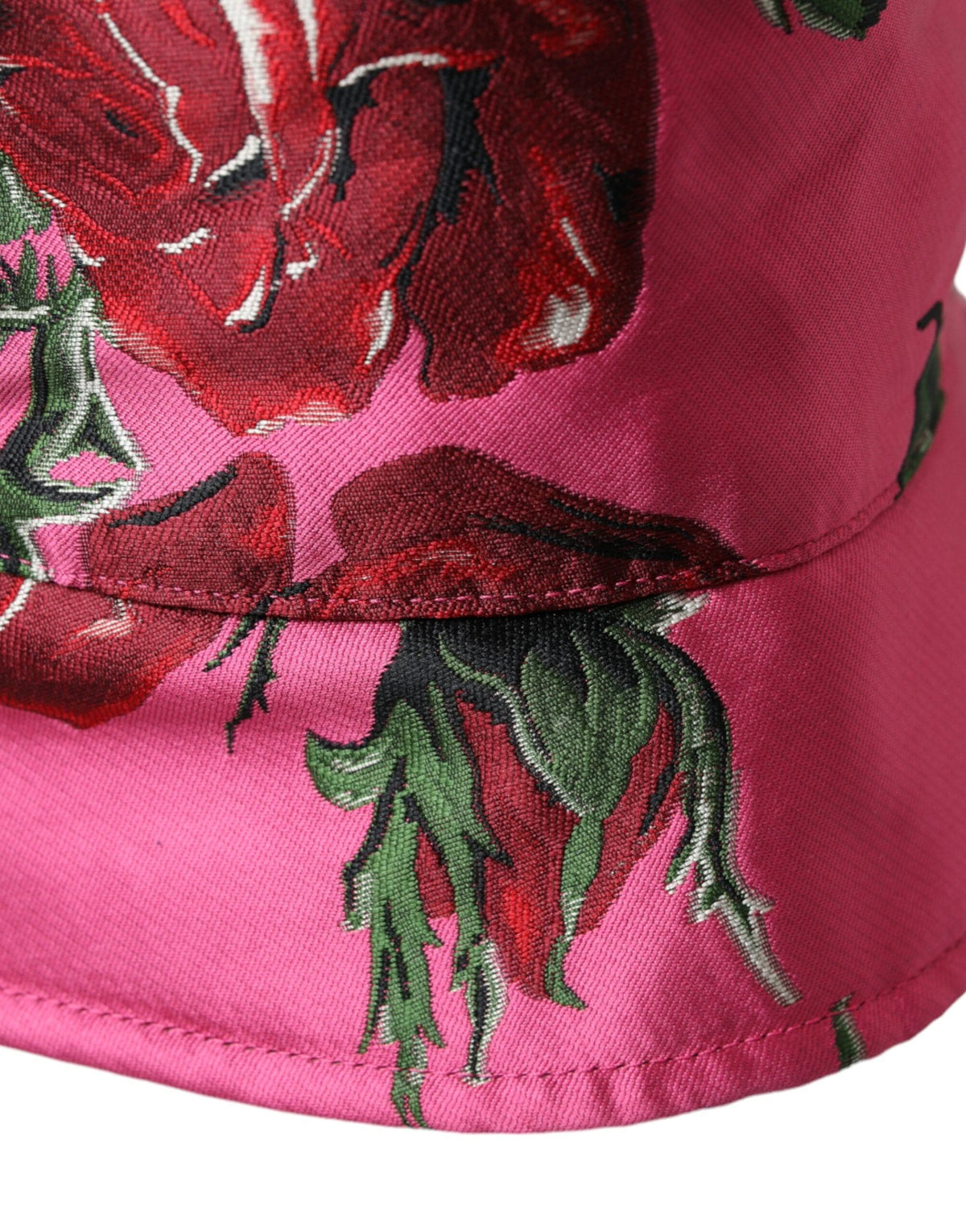 Dolce &amp; Gabbana Chapeau Bob En Coton À Motif Floral Rose Pour Hommes