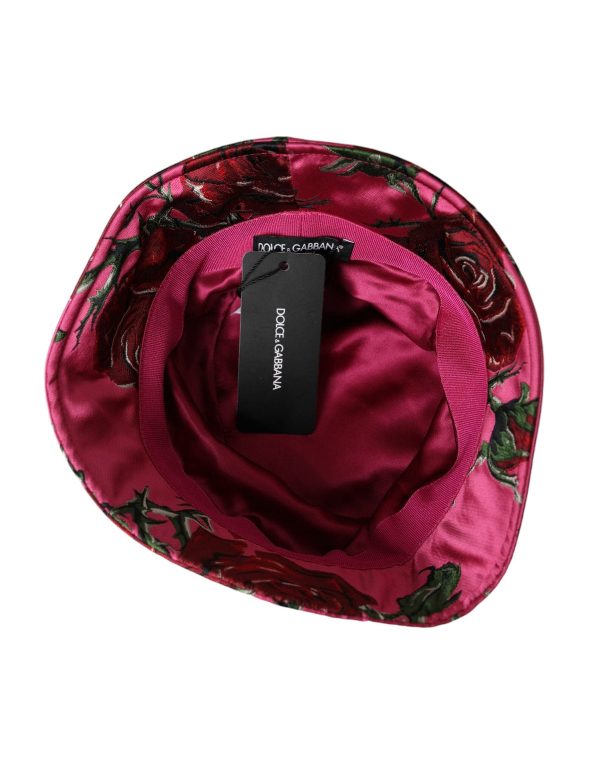 Dolce &amp; Gabbana Chapeau Bob En Coton À Motif Floral Rose Pour Hommes