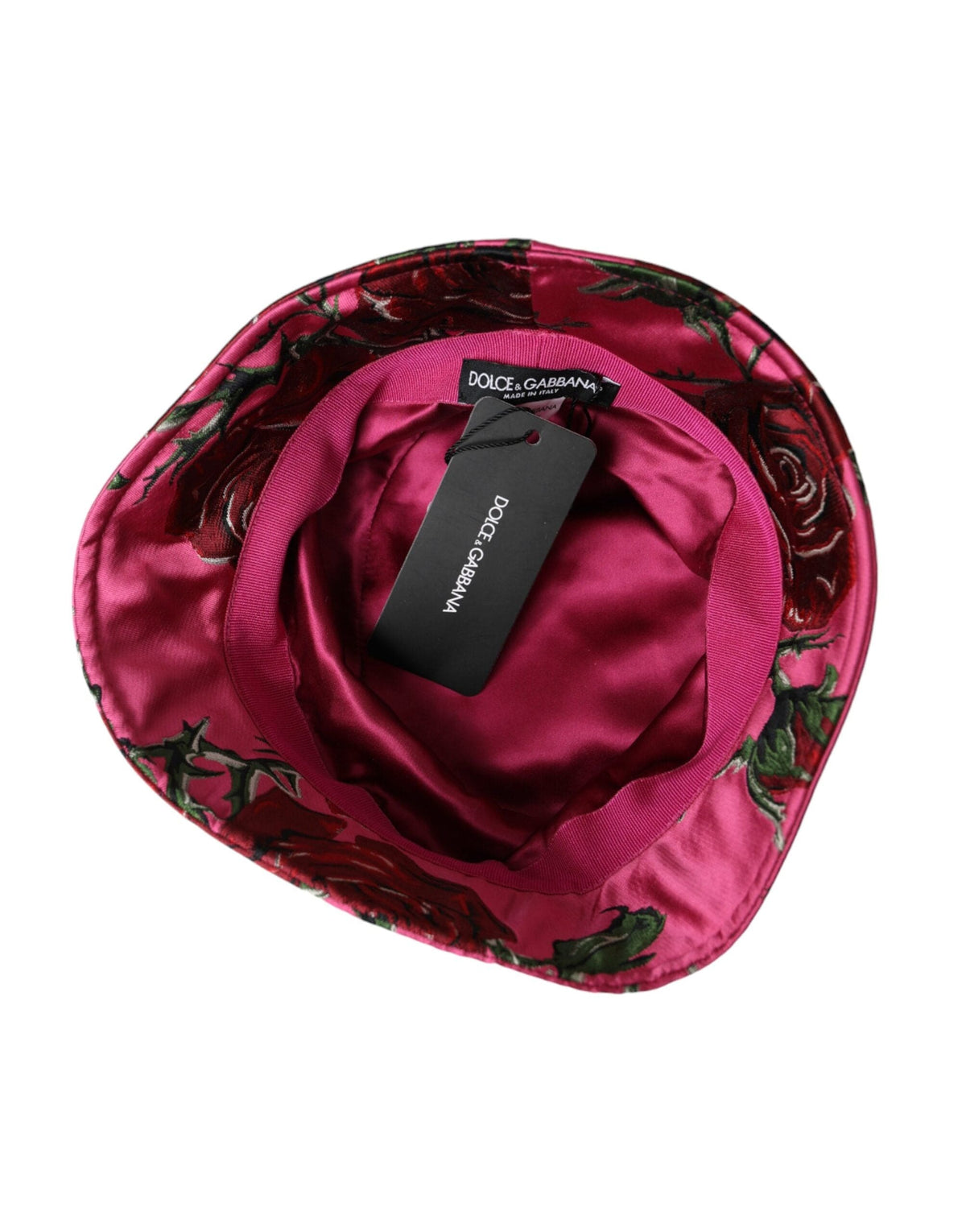 Dolce &amp; Gabbana Chapeau Bob En Coton À Motif Floral Rose Pour Hommes