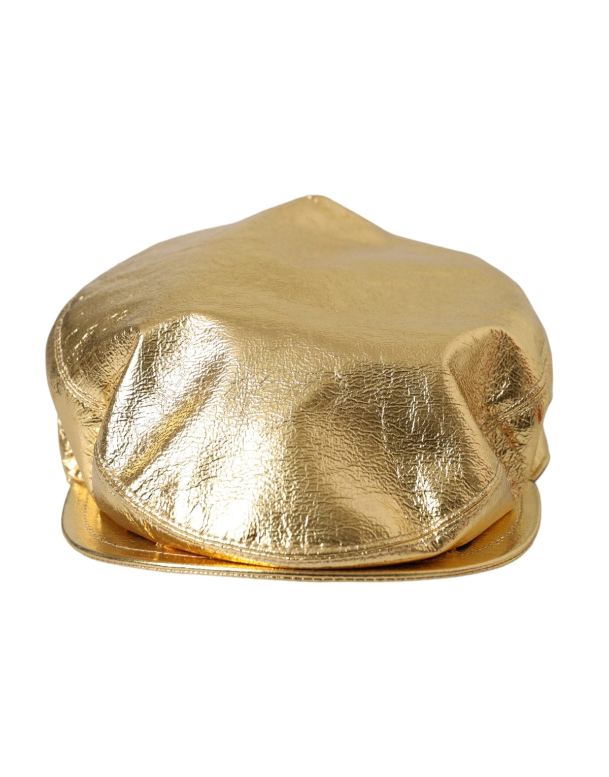 Gorra Newsboy Dolce &amp; Gabbana de poliéster dorado metalizado para hombre