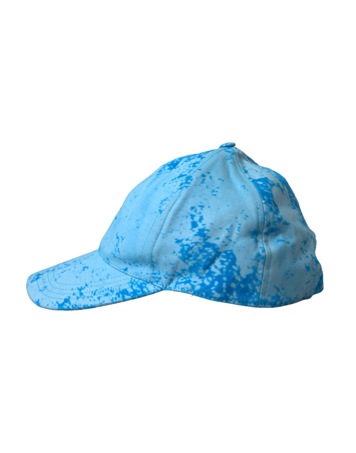 Gorra de béisbol con salpicadura de color azul claro de Dolce &amp; Gabbana para hombre