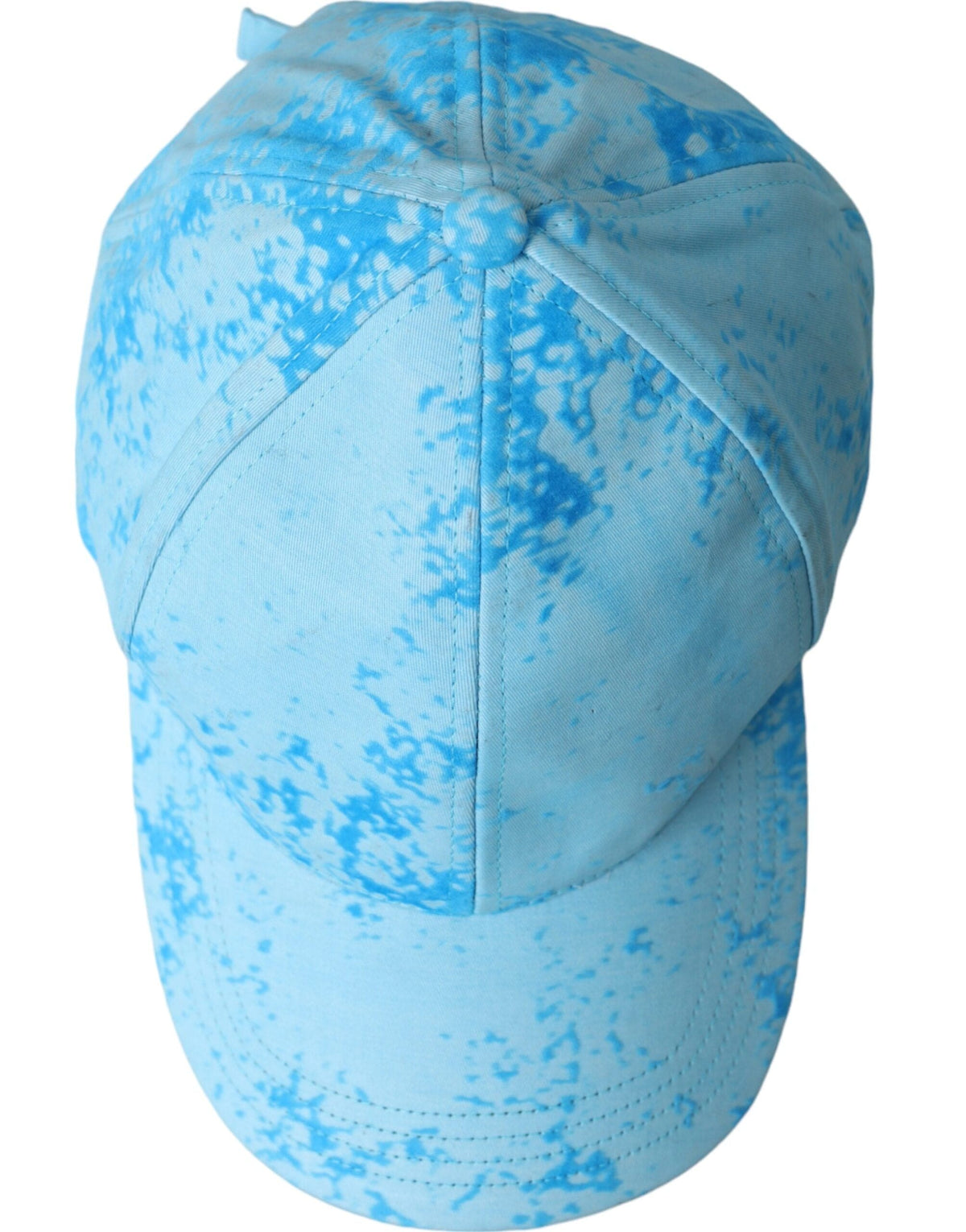 Gorra de béisbol con salpicadura de color azul claro de Dolce &amp; Gabbana para hombre