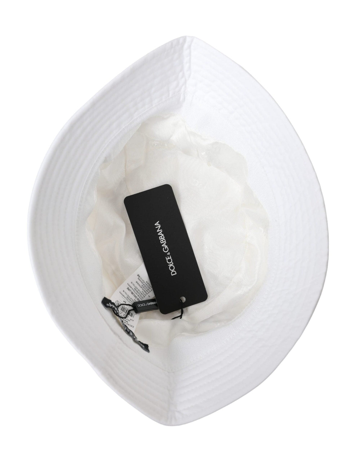 Dolce &amp; Gabbana Casquette en coton blanc Bob Capello pour homme