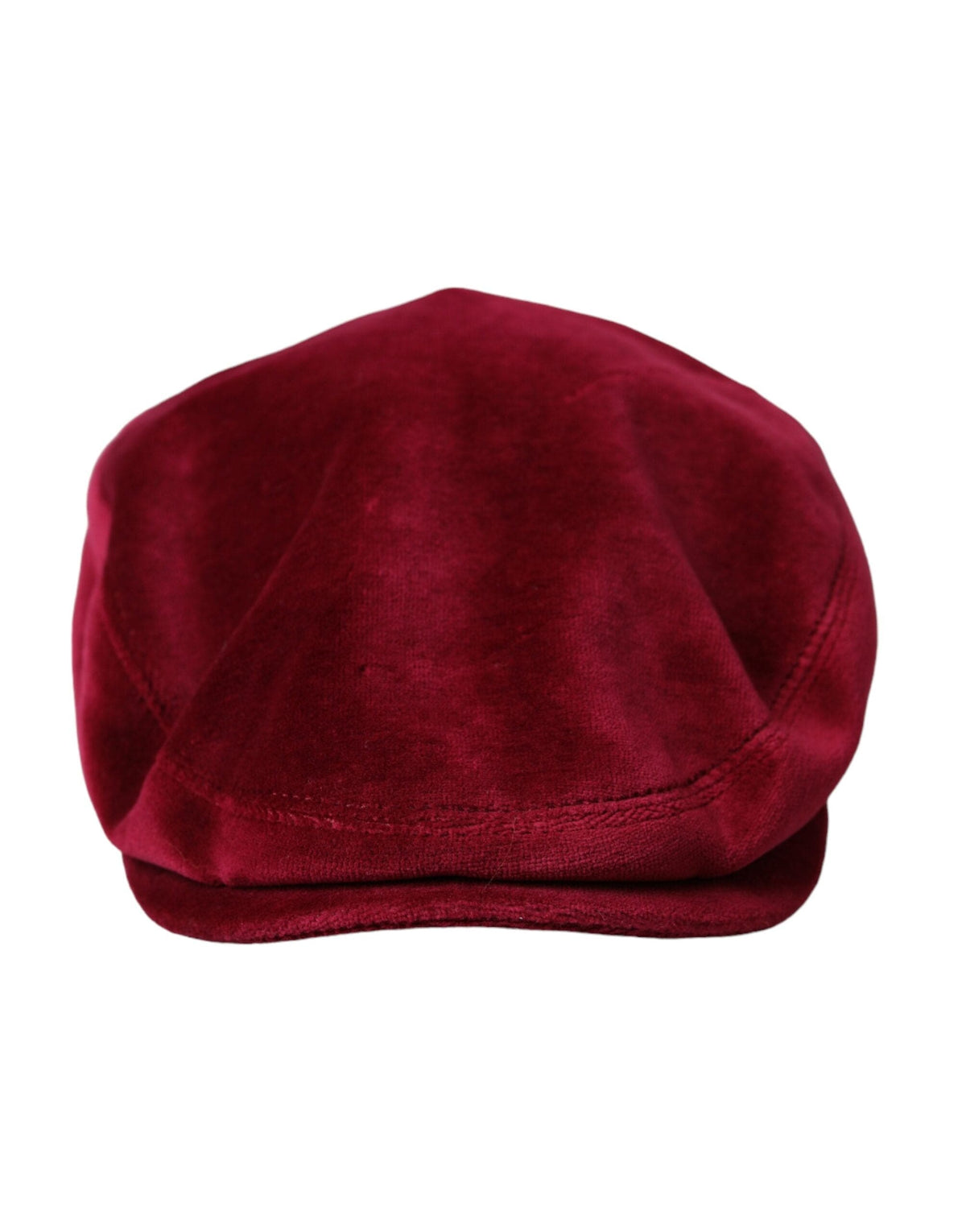 Chapeau Gavroche Dolce &amp; Gabbana en Velours de Coton Bordeaux pour Hommes