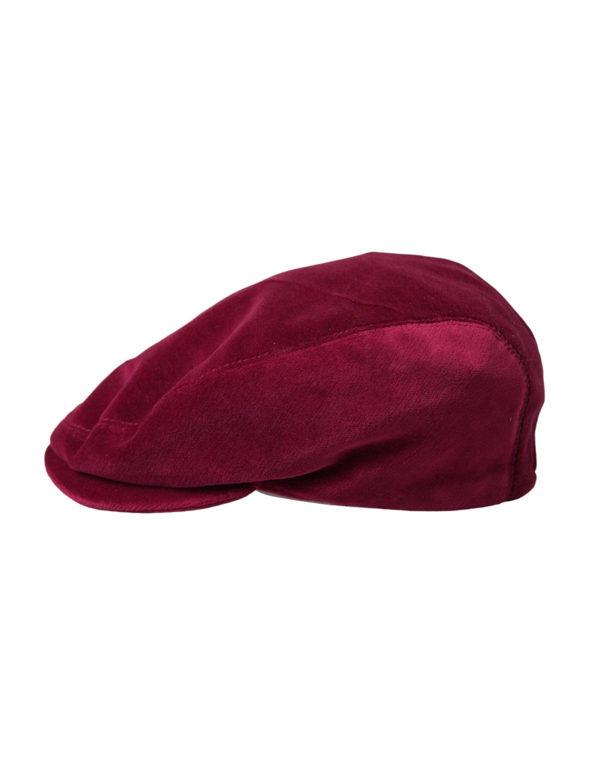 Chapeau Gavroche Dolce &amp; Gabbana en Velours de Coton Bordeaux pour Hommes