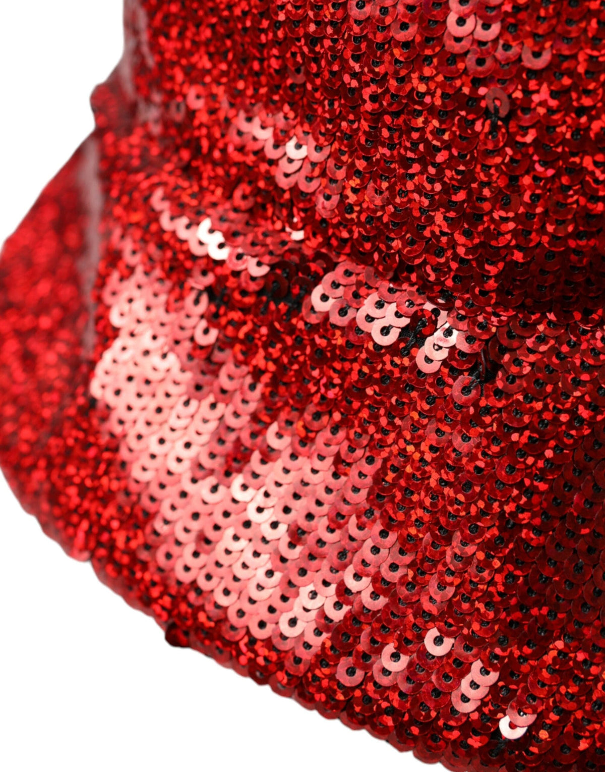 Chapeau Bob En Nylon À Paillettes Rouges Dolce &amp; Gabbana Pour Hommes