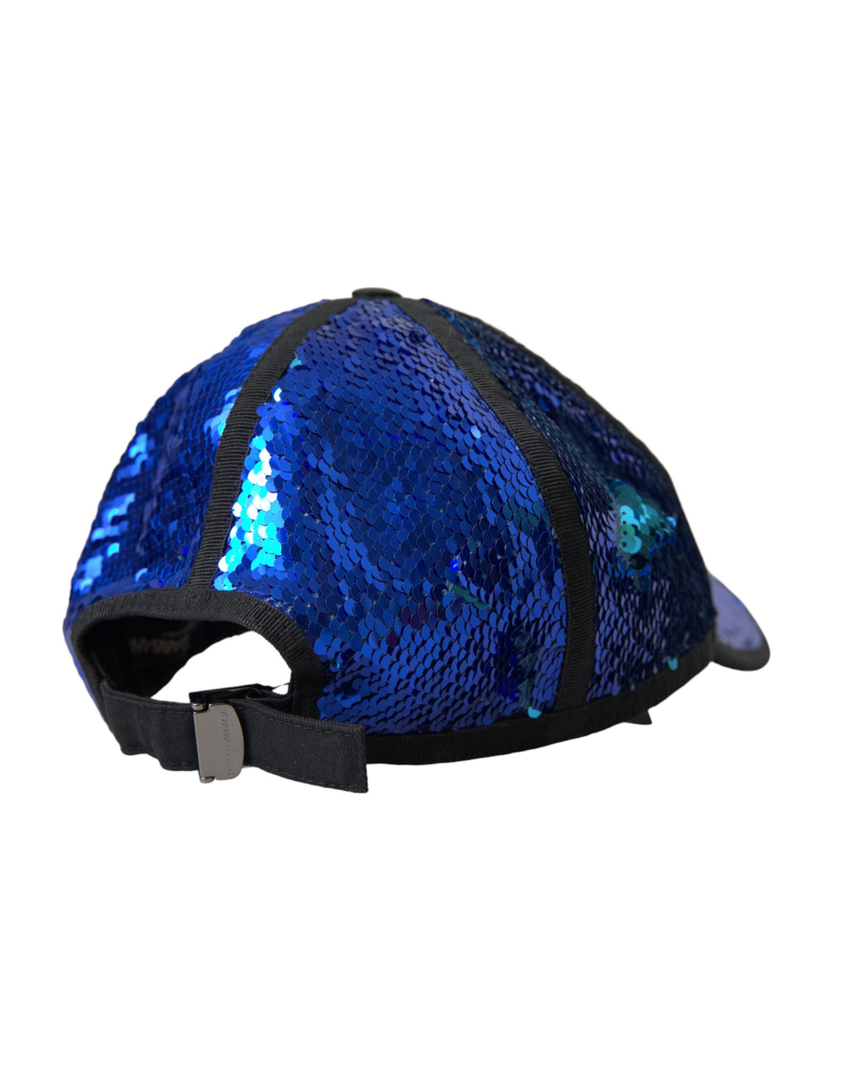 Casquette de baseball à sequins bleu royal Dolce &amp; Gabbana pour hommes