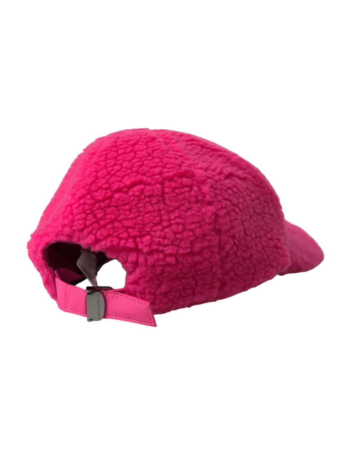 Casquette de baseball en polaire rose Dolce &amp; Gabbana pour hommes