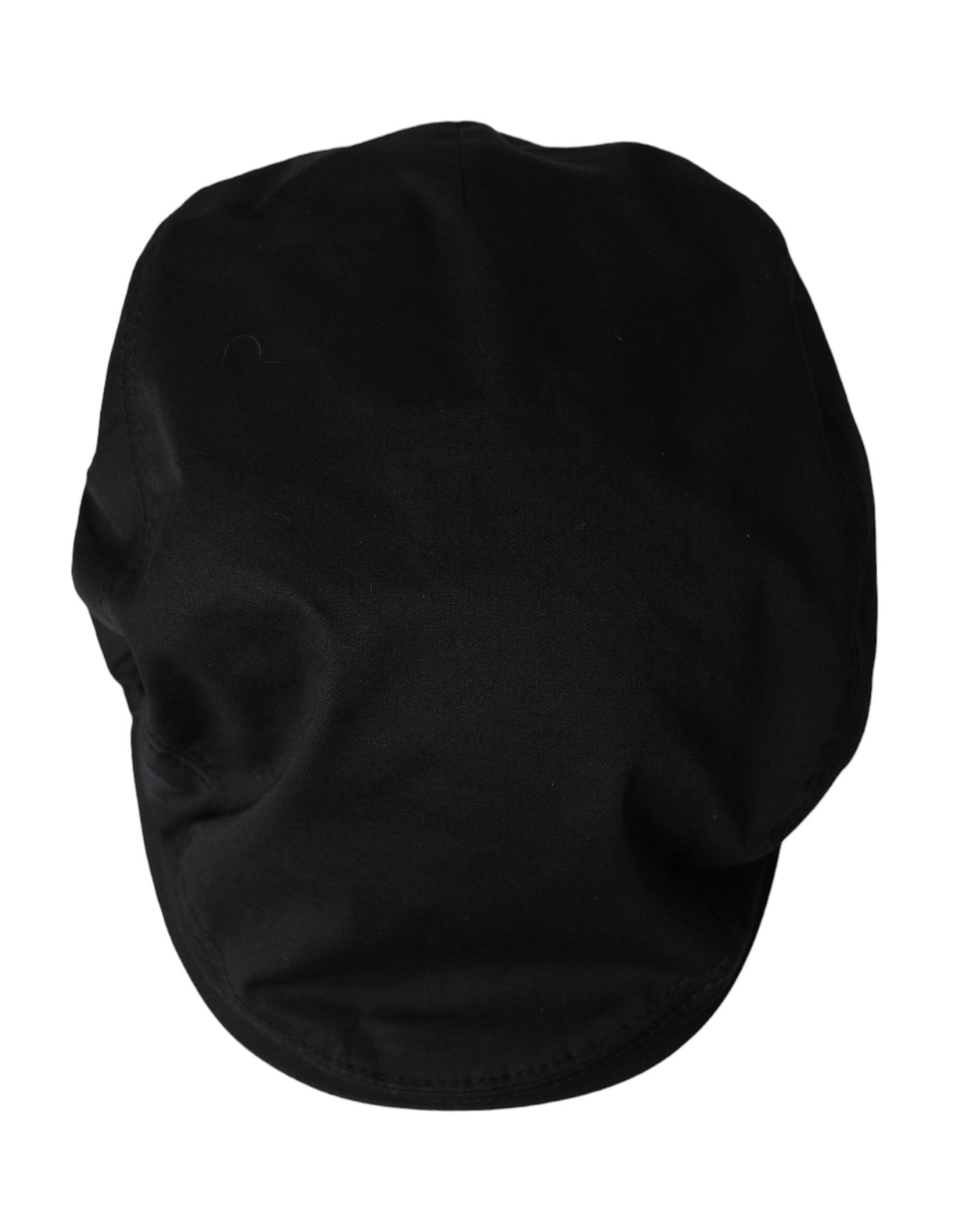 Casquette gavroche en coton mélangé noir Dolce &amp; Gabbana pour homme