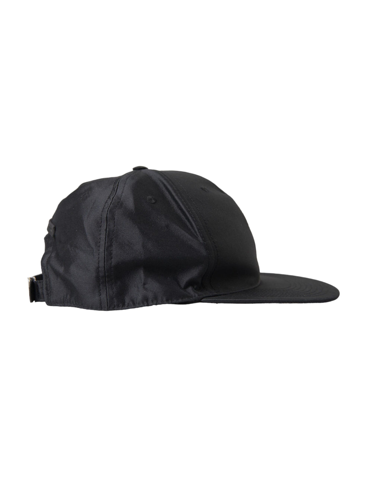 Casquette de baseball en coton et soie noire Dolce &amp; Gabbana pour hommes