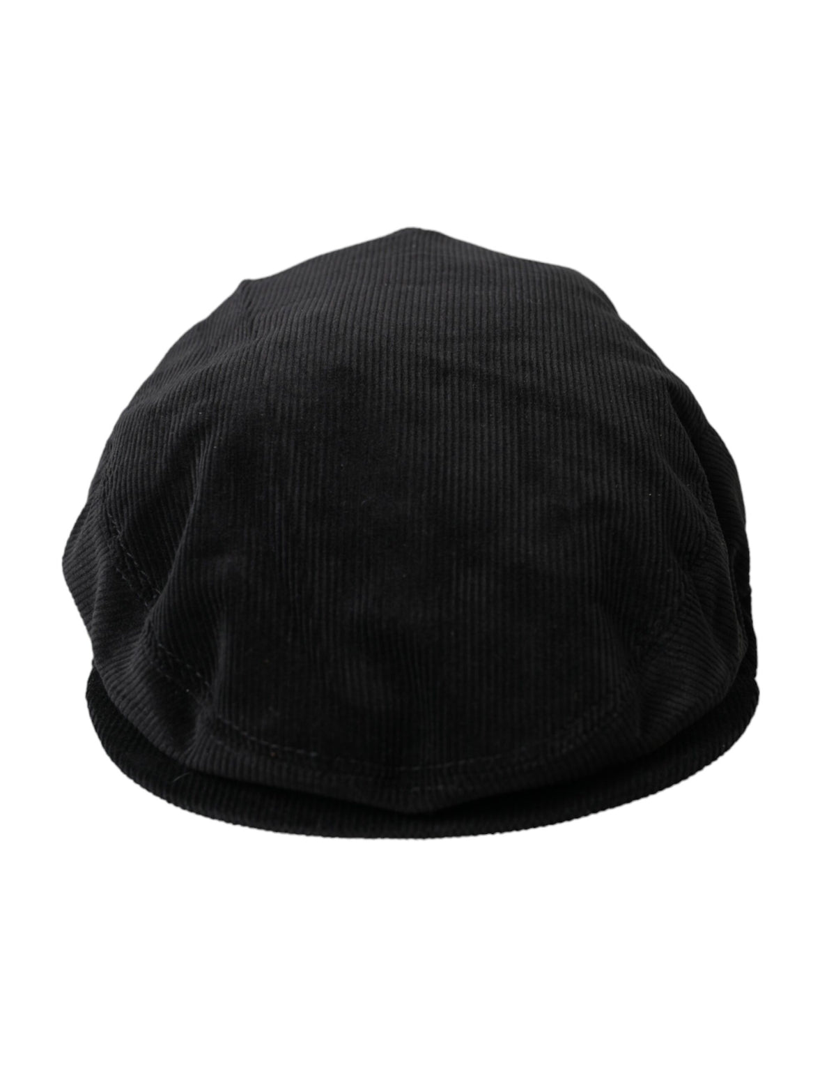 Gorra de pana negra con corona tipo vendedor de periódicos Dolce &amp; Gabbana para hombre