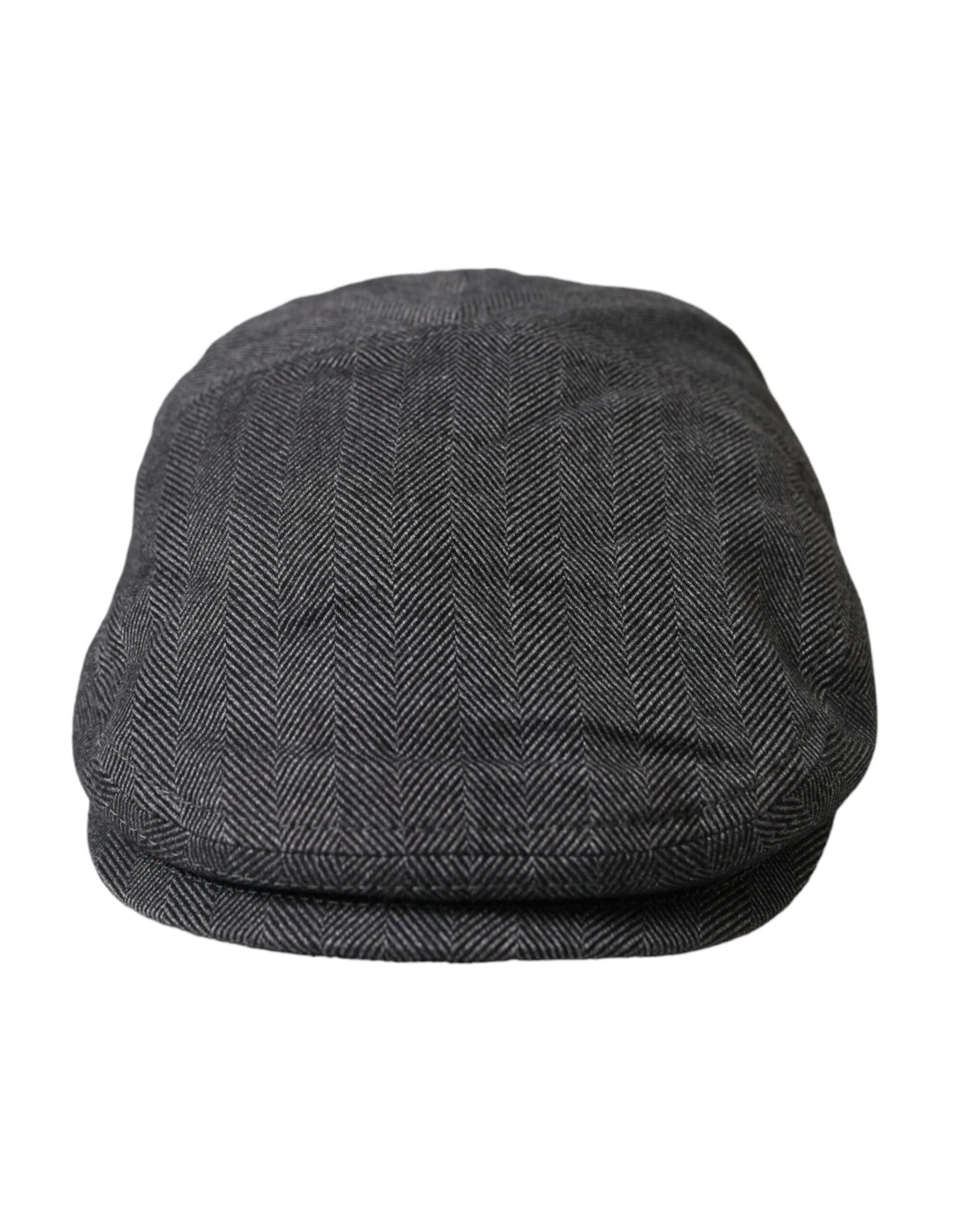 Dolce &amp; Gabbana Chapeau Gavroche Couronne À Chevrons Gris Homme