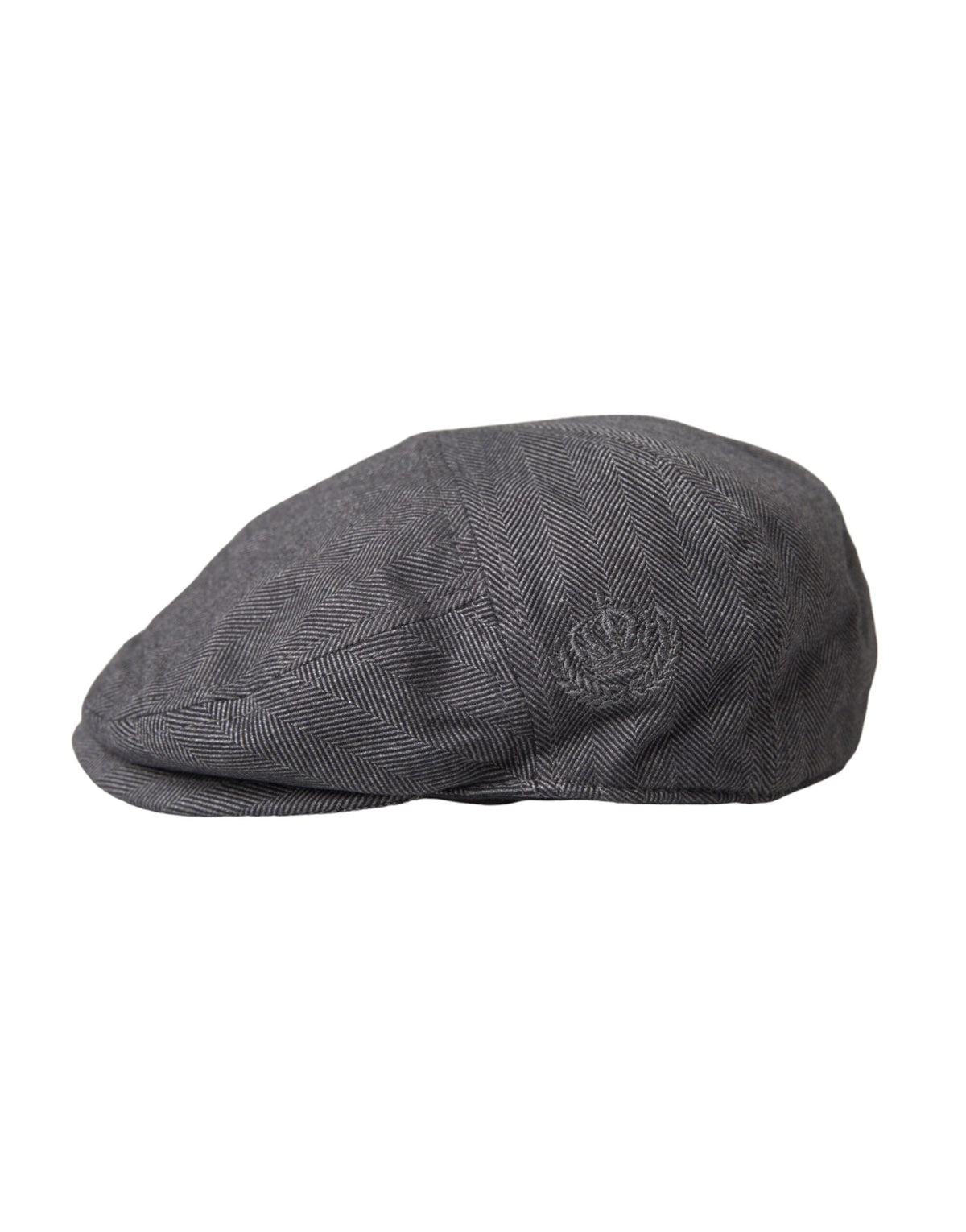 Dolce &amp; Gabbana Gorra Newsboy con corona de espiga gris Hombre