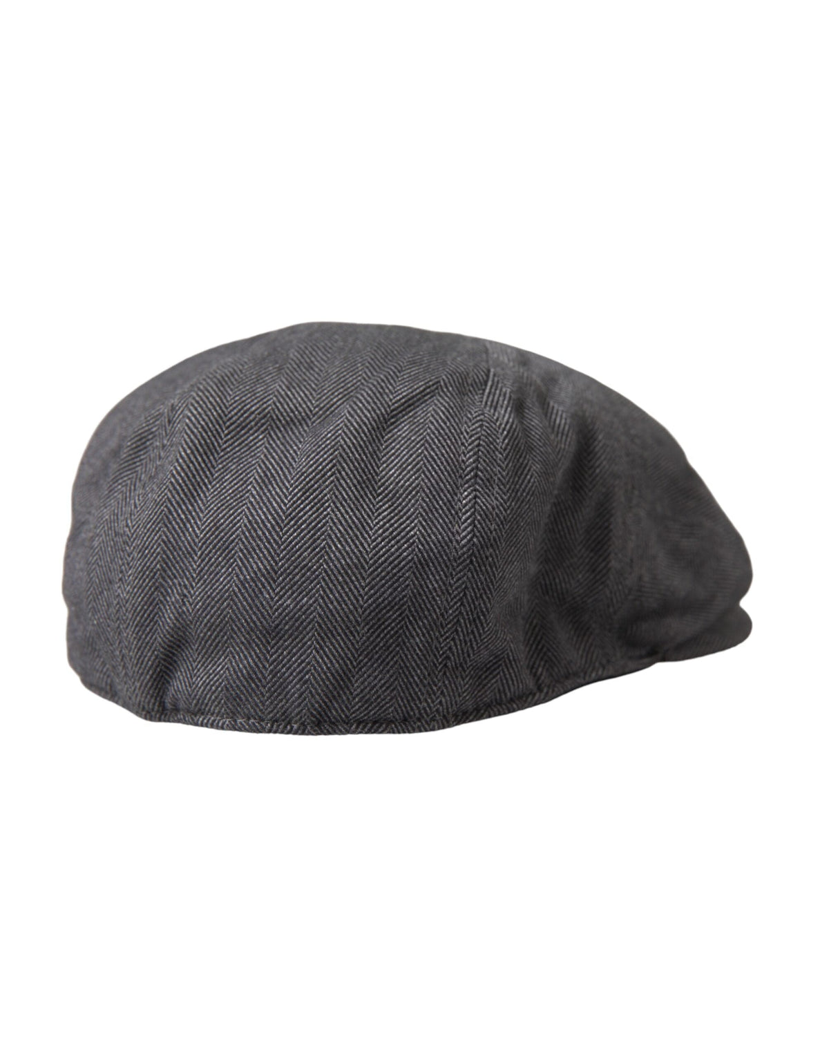 Dolce &amp; Gabbana Chapeau Gavroche Couronne À Chevrons Gris Homme